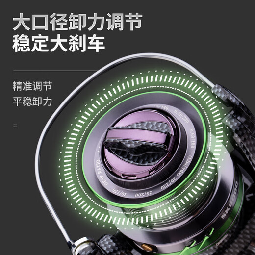 Chiyo Yunhe Japan's super large 18-axis fishing reel shallow line cup spinning wheel all-metal long-range iron plate sea fishing anchor fishing reel fishing line wheel 8000 type seal 17+1 axis shallow line cup