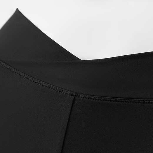 La Nikar micro-flared yoga pants for women to wear as outerwear for sports and fitness high-waisted hip pants and casual Pilates dance pants-K0803 Black XS