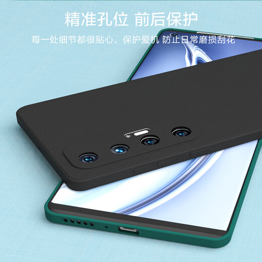 HotFire is suitable for Xiaomi 10s mobile phone case, mi 10S protective cover, lens all-inclusive upgrade, matte anti-fall, men and women, silicone, soft, personalized, simple and trendy - lavender gray