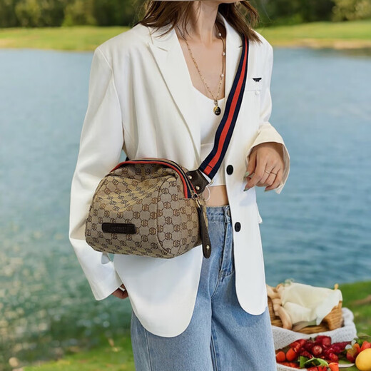 Song Tuantuan SQUIRREL.TT women's bag canvas 2025 new shell bag shoulder bag crossbody bag leisure sports travel hiking shoulder bag cloth bag pink