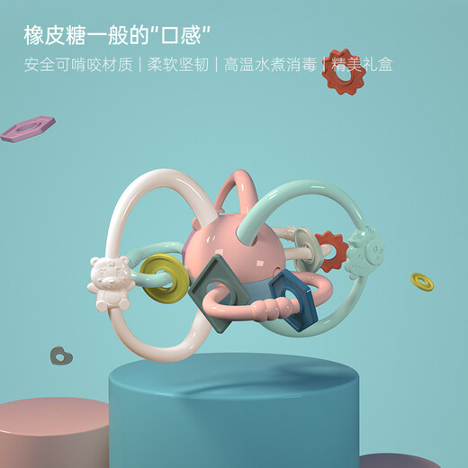 Bainshi baby toys newborn gift box 0-1-3 years old infant toys baby growth spree 5-piece set