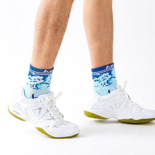 kawasaki川崎羽毛球袜袜子男毛巾底跑步运动短袜6103（三双装) 混色 均码 