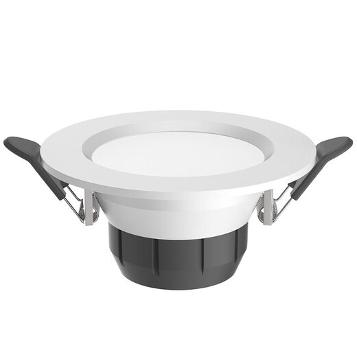 Foshan Lighting (FSL) 5.8G Intelligent LED Induction Downlight Radar Human Body Sensor Light Embedded Microwave Induction Downlight 5.5W Open Hole 75-95mm White Light (6500K)