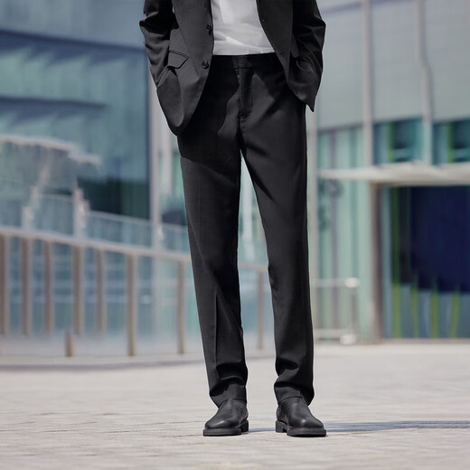 PEACEBIRD Men's Suit Jacket Men's Single Breasted Casual Suit (Slim Fit) L