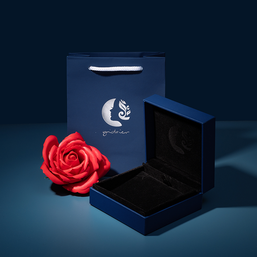 Idel high-end brooch, coat breast button, simple pin buckle, corsage, clothing accessories, birthday gift for wife and girlfriend, blue high-end brooch XZ0084