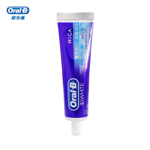 Oral-B Oral-B toothpaste whitens teeth, prevents cavities, cleans plaque, stains, yellow teeth, mouth mint, fresh Oral-B lemon mint 3 sticks (120gx3 sticks) default 1