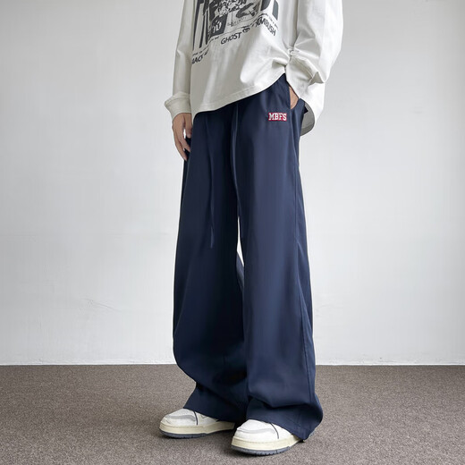 Cotton velvet pants men's autumn and winter new trendy brand loose thickened casual pants men's ankle-tied large size sports trousers A16 dark gray velvet high quality 27 2XL 145Jin Jin equals 0.5kg -165Jin Jin equals 0.5kg