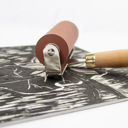 HWAHONG Huahong printmaking roller oil painting ink roller woodblock rubber roller ink roller No. 3 (width 3cm)