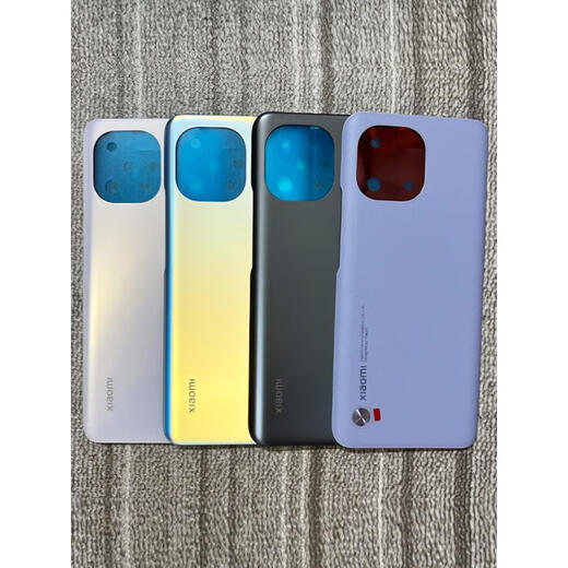 Xiaomi 11 back cover original glass battery cover Mi 11 mobile phone back shell rear screen xiaomi 11 shell back shell Xiaomi 11 black new bright light + heat dissipation cotton + dense