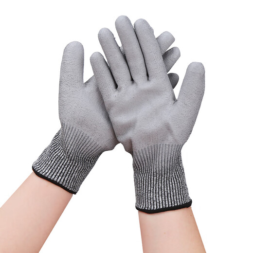 Dengsheng 659 anti-cutting level 5 wear-resistant metal stab-proof cutting steel wire special military knife soft armor labor protection gloves 1 pair Dengsheng #659 soft armor