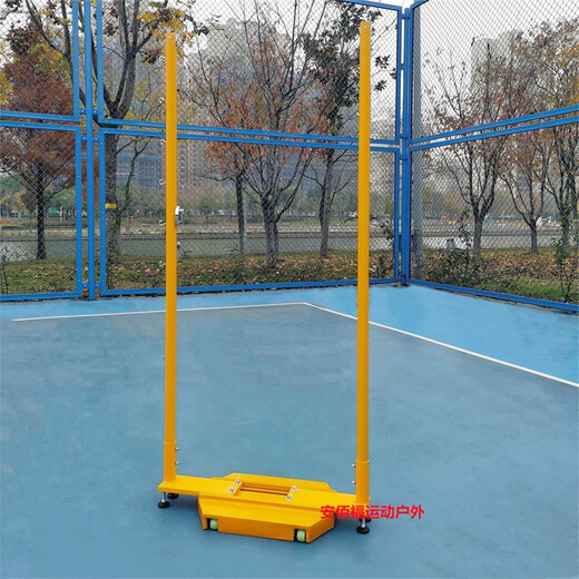 Mobile badminton rack standard court venue competition training badminton column cast iron base badminton rack cast iron base badminton rack 100kg