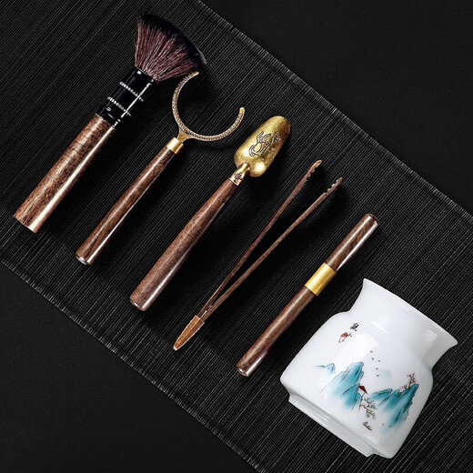 Tang Feng mutton fat jade tea set teapot cover bowl office reception tea set high-end Dehua white porcelain Kung Fu tea cup gift box