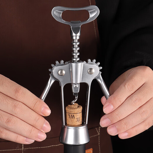 Baijie red wine beer bottle opener manual bottle opener straight head wine knife wine opener wine opener multi-function bottle opener