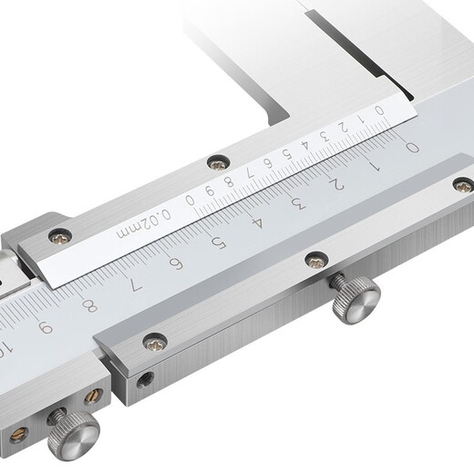 Three-volume large-range vernier caliper 1.5 meters 2 meters high-precision stainless steel large-range oil vernier caliper 0-500-600-1000mm JDY03 range 0-500mm claw length 150mm