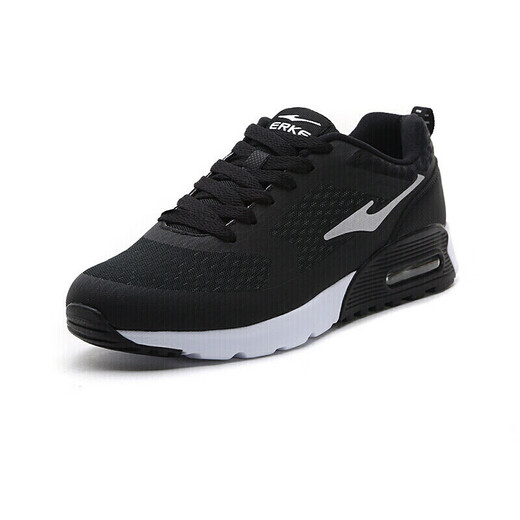 Hongxing Erke men's shoes air-cushion sports shoes casual shoes black non-slip shock-absorbing running shoes soft sole rebound lightweight running shoes for men