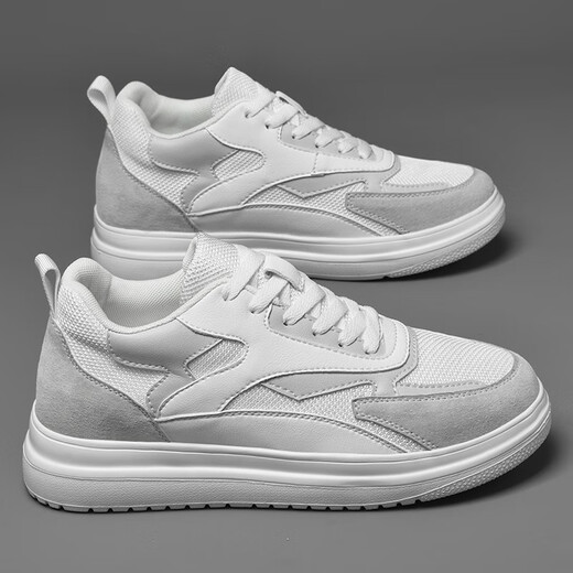 Liangxu summer height increasing men's shoes 10cm Korean style trendy sports invisible men's height increasing shoes 8cm white men's height increasing sneakers white 6cm 40