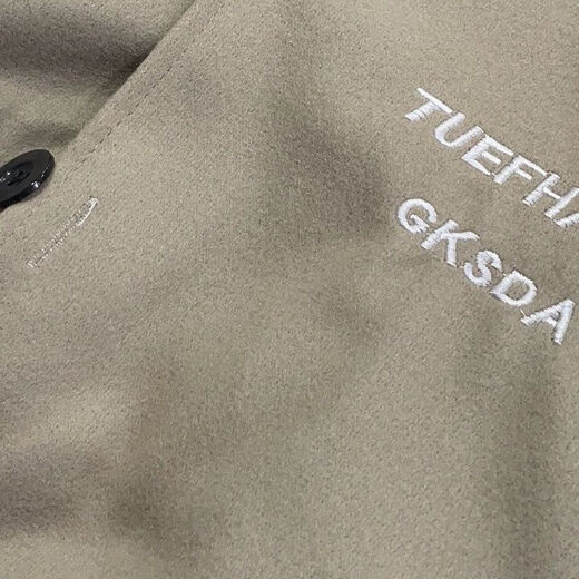 ZMEX new men's jacket spring and autumn trendy versatile thin top lapel jacket men's khaki 2XL recommended 120-140Jin Jin equals 0.5 kg