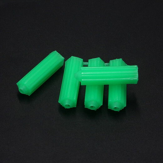 Green plastic expansion tube 6mm8mm expansion screw expansion plug wall plug rubber plug M6 (200 pieces)
