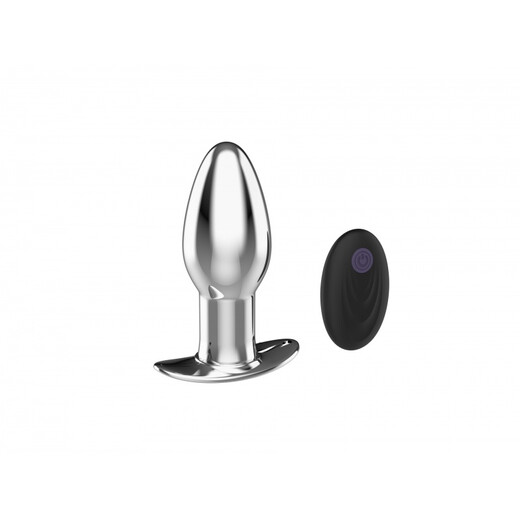 Confidential delivery of back yard metal vibrating anal plug, wireless remote control, magnetic charging, back yard plug sex toy, Anchor model - M size seven-band strong shock sex toy, couple's sexual intercourse prop for perversion
