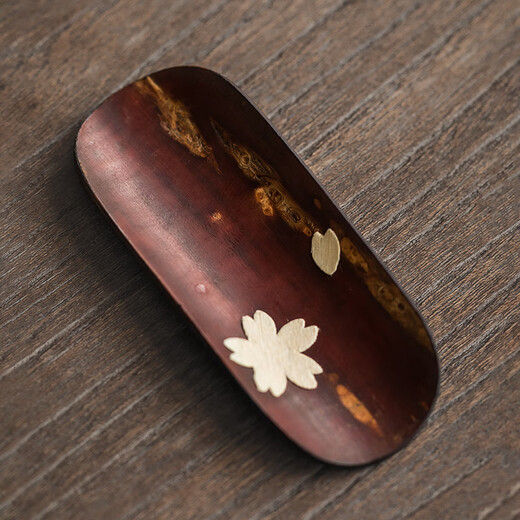Tonghe imported from Japan Yamazakura tea spoon Japanese tea ceremony accessories tea shovel handmade high-end cherry blossom wooden spoon Yamazakura tea spoon (Sakura)