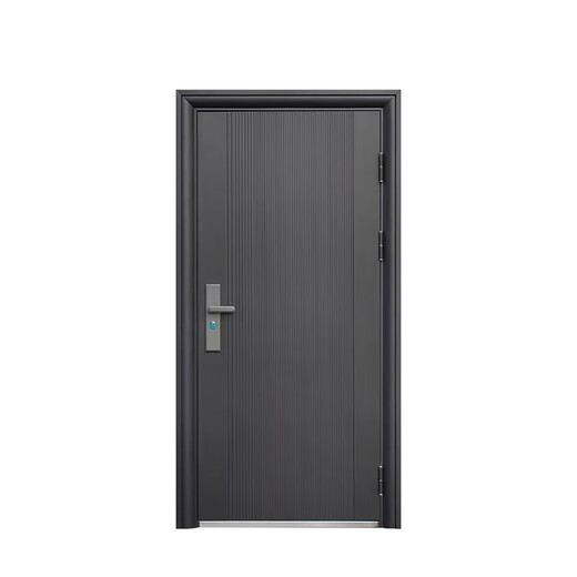 Anti-theft door household entrance door indoor rental room door entrance door outer double door steel engineering single door 2050*960 outsourcing side left opening + mechanical lock