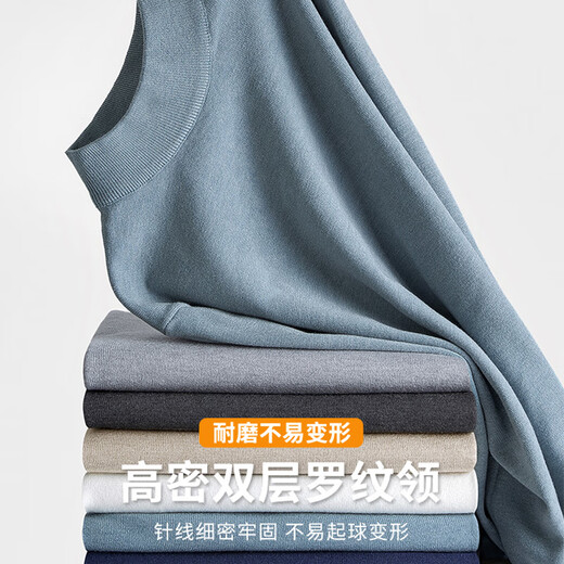 Bin color half turtleneck sweater men's winter solid color casual plus velvet thickened warm base shirt slim autumn and winter sweater men's half turtleneck black XL suitable for 120-140Jin Jin equals 0.5 kg