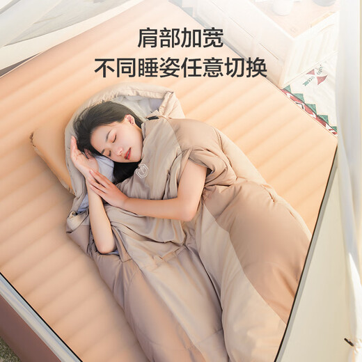 Made in Tokyo, egg-shaped cold-proof sleeping bag, winter warm and thickened outdoor camping sleeping bag quilt, adult can reach 2.0kg