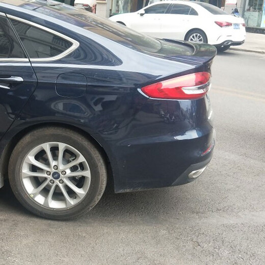 He Jiagong suitable for 13-20 Mondeo rear wing 07-15 winning rear wing modification without punching top wing carbon fiber 13-20 model Tanzanite Blue