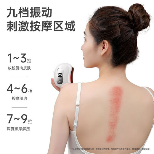 Xinchen Intelligent Facial Bianstone Gua Sha Board Electric Shaving Facial Lifting Tendon Beauty Instrument Home Scraper Can Massage the Whole Body Green Rare Red Bianstone