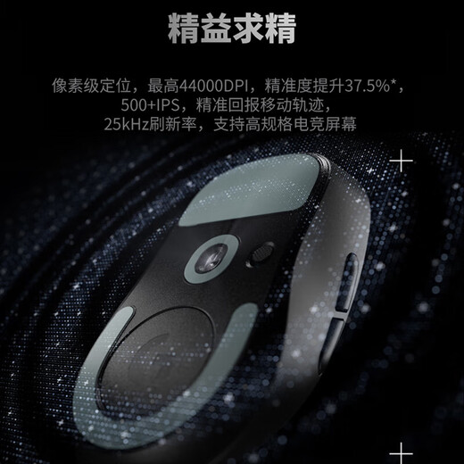 Logitech (G) GPW4 generation Suzaku Hawkeye wireless gaming mouse Shit King 4th generation lightweight ergonomic e-sports dual-mode mechanical gpw4 mouse GPW4 generation-Eagle Eye Pink Free e-sports mouse pad + Thor accelerator