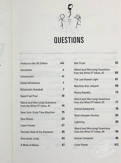 预售 如果这样,会怎样？ 英文原版 What If ?  那些古怪又让人忧心的问题  畅销儿童科普