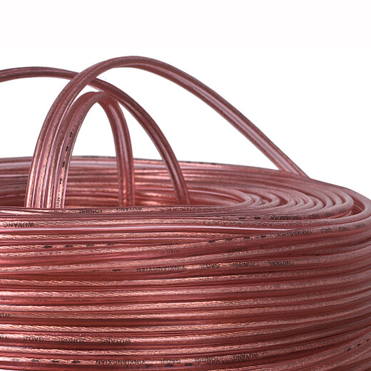 Sabo speaker cable fever-grade special speaker connection cable one-half oxygen-free copper power amplifier audio sheath cable 100/200/300 core audio cable gold and silver wire 2*1.5 gold and silver wire 100 meters