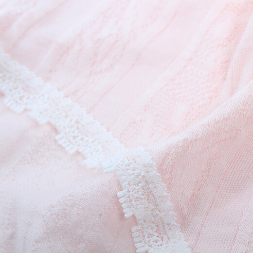 Adore Children's Roman Garden Mid-waist Boxer Briefs Cotton Underwear Girls Student Underwear Thin Single Pack AJ123151 Light Pink 160