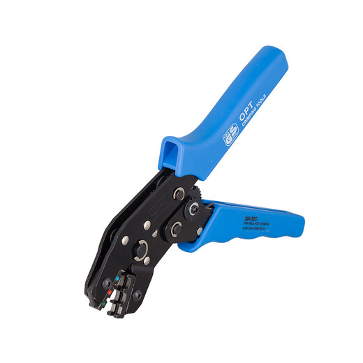 Taiwan OPT imported SN-02C ratchet insulated terminal crimping pliers cold pressure crimping pliers 0.25-2.5mm2