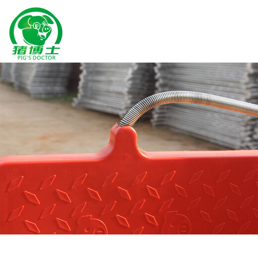 Dr. Pig piglet electric heating plate, electric heating plate for pigs, thermal insulation heating plate, heating plate for pet pigs, dogs and snakes, red 55*100 double circuit