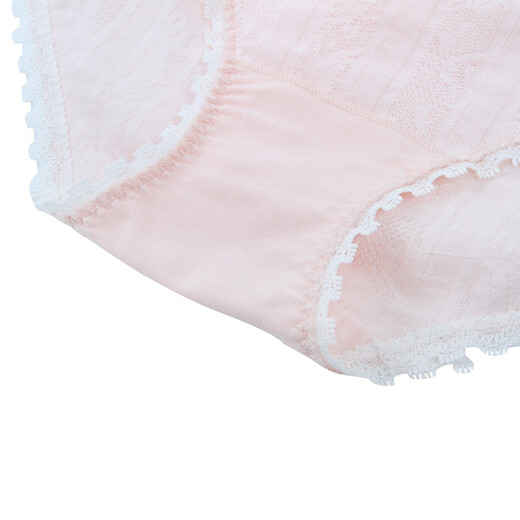 Adore Children's Roman Garden Mid-waist Boxer Briefs Cotton Underwear Girls Student Underwear Thin Single Pack AJ123151 Light Pink 160