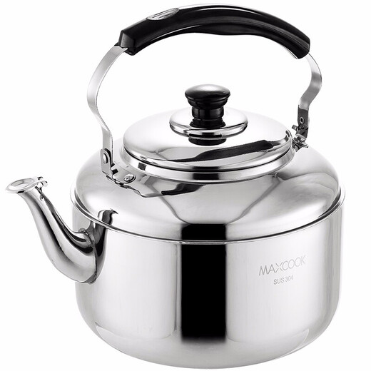 MAXCOOK 304 stainless steel kettle, automatic beeping when water is turned on, kettle, household large-capacity gas induction cooker, universal 5L 304 steel, automatic sounding when water is turned on