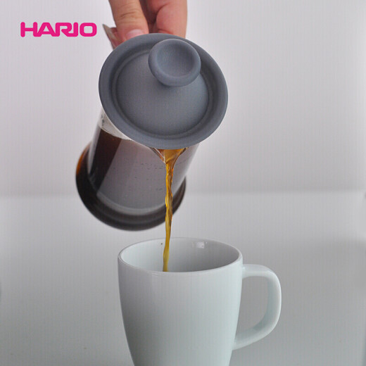 HARIO Japanese imported French press pot heat-resistant glass household convenient filter press French coffee pot teapot 240ML