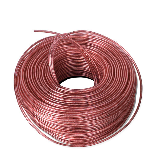 Sabo speaker cable fever-grade special speaker connection cable one-half oxygen-free copper power amplifier audio sheath cable 100/200/300 core audio cable gold and silver wire 2*1.5 gold and silver wire 100 meters