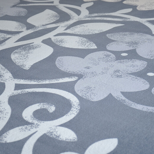 Zhonghong simple modern living room carpet suede tatami plaid coffee table mat bedroom bedside blanket Nordic full bed bedside blanket comfortable non-slip sleepable European and American European full bed machine washable cat-like flower vine blue 190*280CM