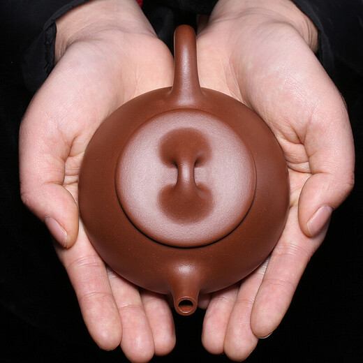 Hidden Pot World Yixing Purple Clay Pot National Assistant Purely Handmade Bottom Trough Clear Teapot Purple Clay Tea Set Jingzhou Stone Ladle Pot