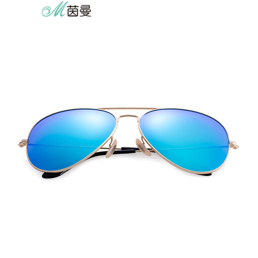 Inman European and American personalized sunglasses dazzling color toad mirror men and women sunglasses reflective sunglasses blue mercury