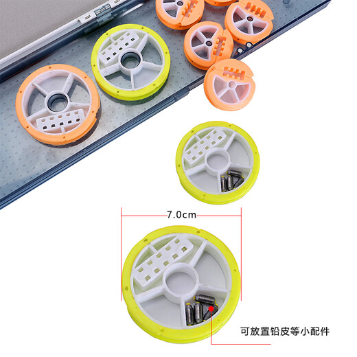 Jiazhi fishing float box 55cm three-layer multi-functional float box line box main line fishing line box fish float box fishing gear box fishing