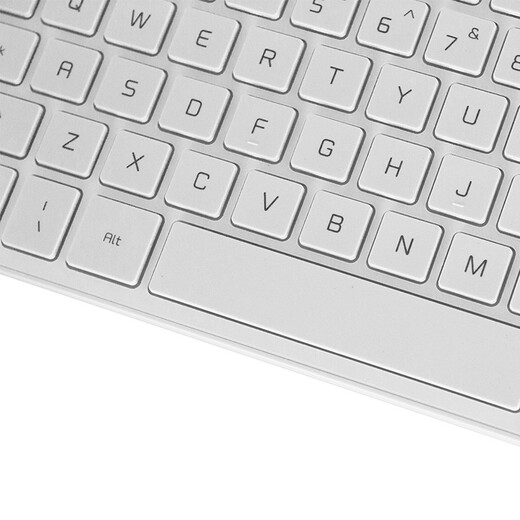 B.FRIENDit Wireless Keyboard and Mouse Set Silent Keyboard Ultra-Thin Scissor Keyboard and Mouse Set Membrane Desktop Computer Notebook External Office Chocolate Keyboard and Mouse Set Wireless Single Keyboard White