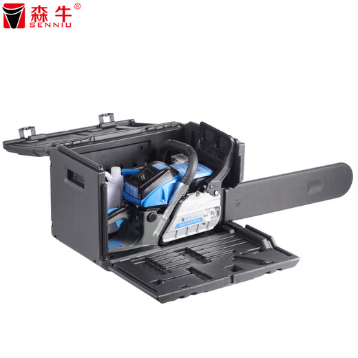 
Senniu (SENNIU) Germany 5900A chain saw logging saw gasoline saw icebreaking four-stroke pure gasoline high-power chain saw household woodworking 9900 professional (with original right angle chain) tool box