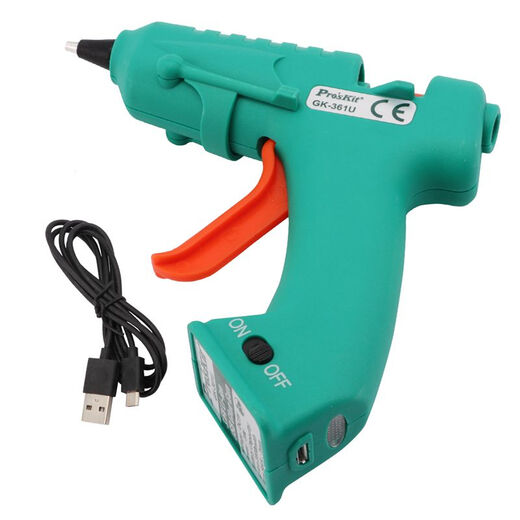 Baogong (Pro sKit) USB lithium electric hot melt glue gun manual repair of hot melt glue gun requires the use of 7MM diameter glue stick GK-361U