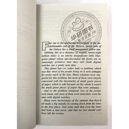 英文原版 银河系漫游指南 The Hitchhiker's Guide to the Galaxy
