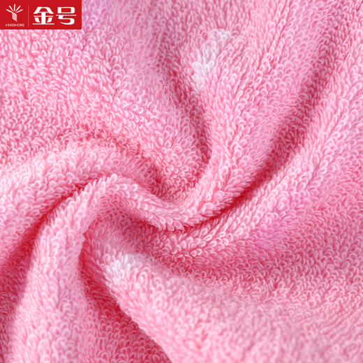 Gold number pure cotton home textile household children's and ladies' face wash and bath towels kindergarten face wash towels children's sweat towel cartoon cute soft water absorbent 48*25CM green