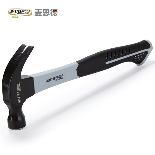 MASTERPROOF claw hammer woodworking nail hammer special steel hammer high carbon steel nail hammer integrated claw hammer German industrial grade 16OZ claw hammer preferred for construction site decoration