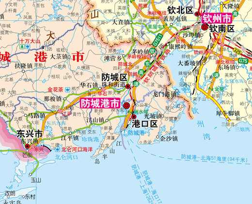 Guangxi-Karte, Wandkarte, groß, 1,5 m x 1,1 m, nahtlos, Büro, Konferenzraum, Wandkarte, hängendes Bild, Hintergrund, Wanddekoration, Autonome Region Guangxi Zhuang, Guilin, Nanning, Liuzhou